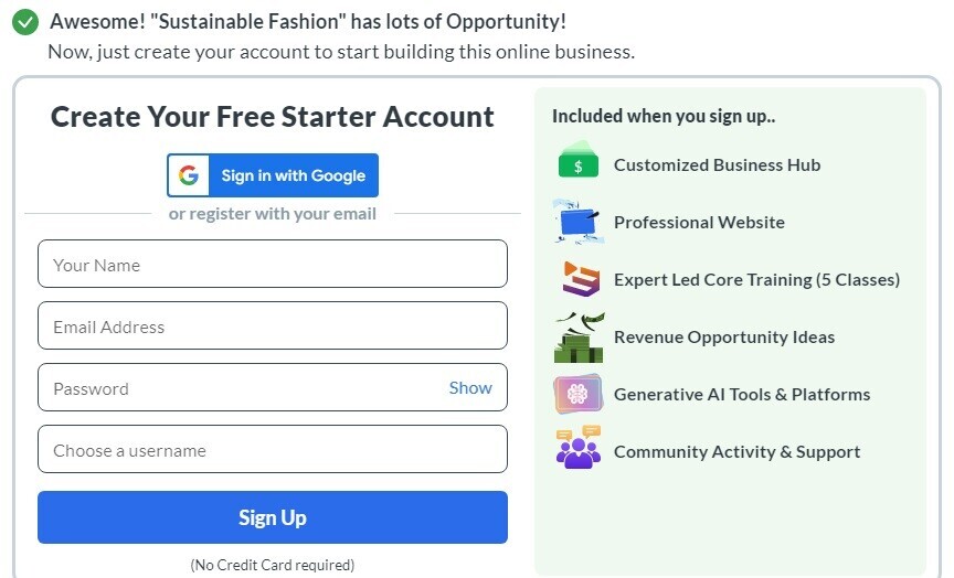 Wealthy Affiliate Account Setup